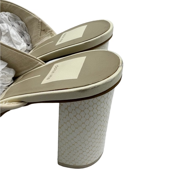 DOLCE VITA Parez Mules Cream Leather - Picture 13 of 13